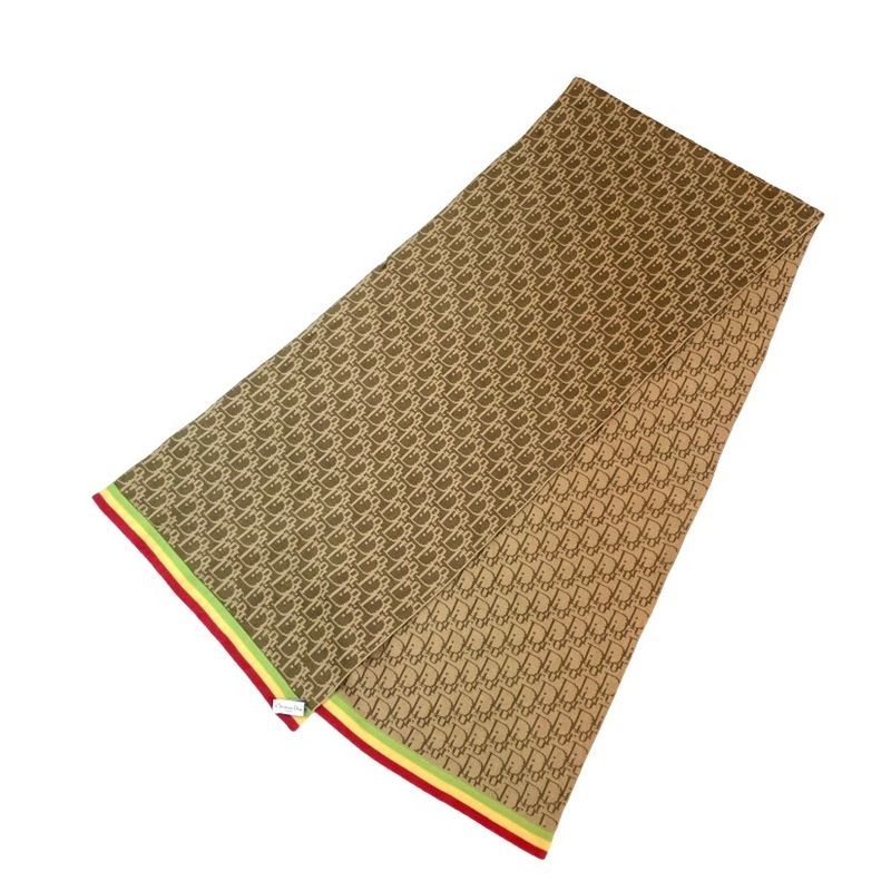 Christian DIOR Wool Scarf Trotter Blawan