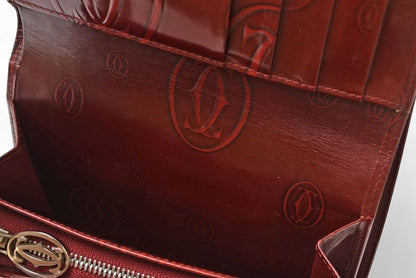 Cartier Wallet Cartier Foldover Wallet Happy Birthday Bordeaux