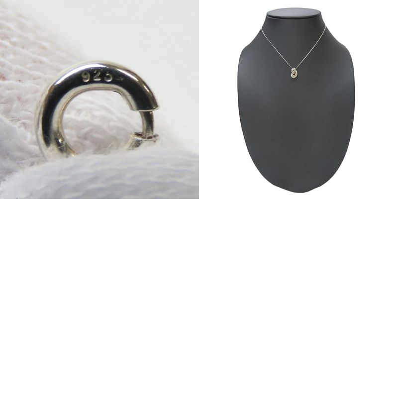 Tiffany & Co Necklace Twisted Knot Rope Silver 925 18K Yellow Gold Approx 3.8g