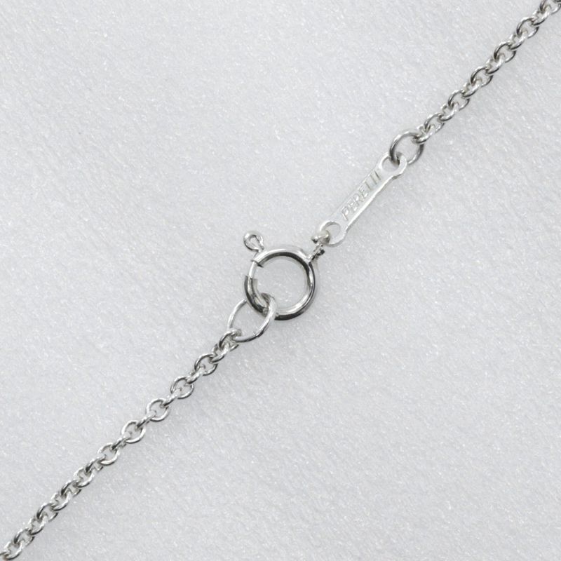 Tiffany & Co Open Heart Elsa Peretti 925 Silver Ladies 4.8g Necklace