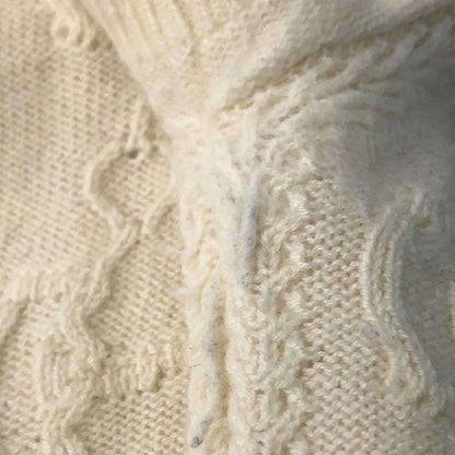 Hermes 22aw Morning Stroll Wool and Cashmere Cable Pullover Knit 2h2666d6 Ivory