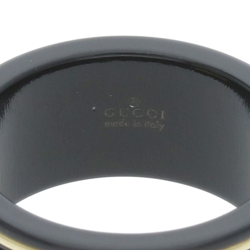 Gucci Interlocking G Diamond Ring Men's Size 12