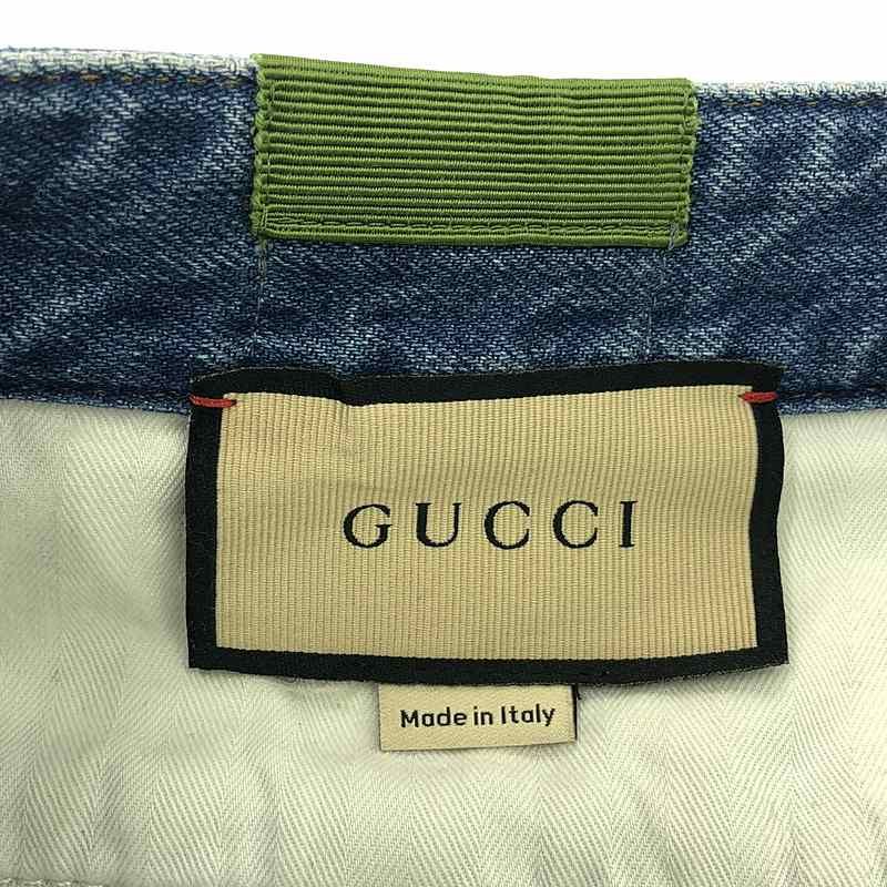 Gucci - Washed Denim Trouser Denim Pants - 26 - Indigo - Women's