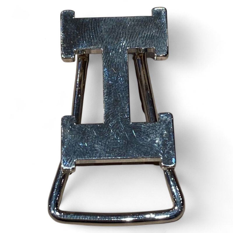 Hermes ⑤ Constance Money Clip Unisex Silver FREE