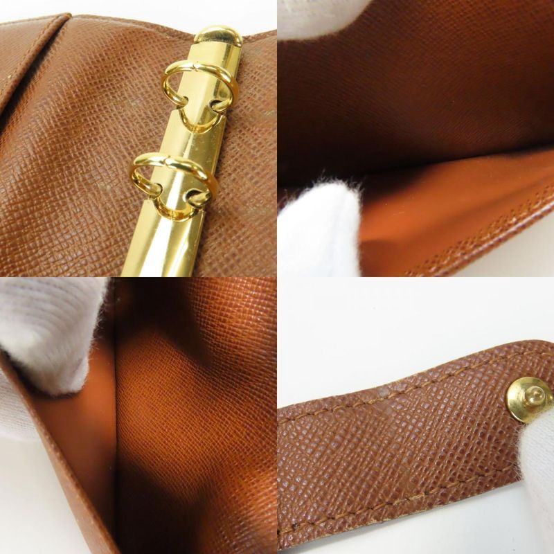 Louis Vuitton Notebook Cabas - Agenda PM R20005 Monogram Brown Gold Hardware