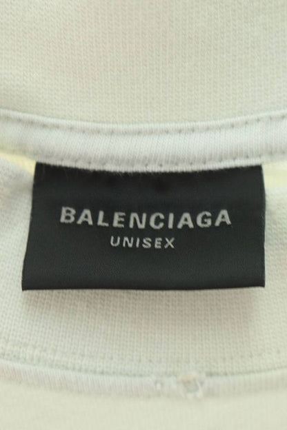 Balenciaga 23SS 739028 Tovn2 Crushed Dust Finish Wappen T-shirt Men 1