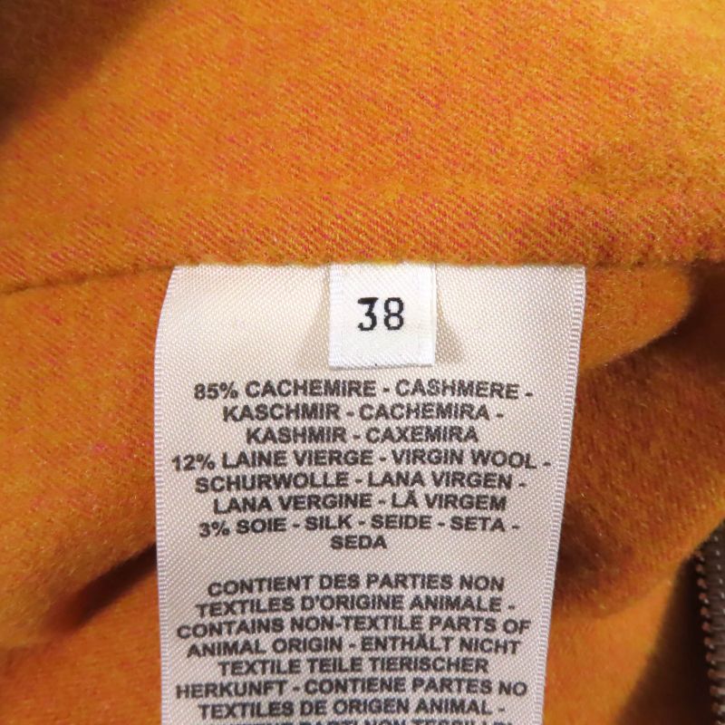 Hermes 2023 3e0105dc Cashmere Silk Blend Double Face Zip Up Hooded Coat Brown