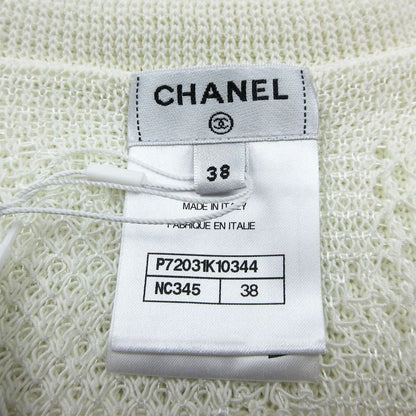 Chanel 22c Coco Mark Camellia Pullover Knit Sailor Collar P72031k10344 M