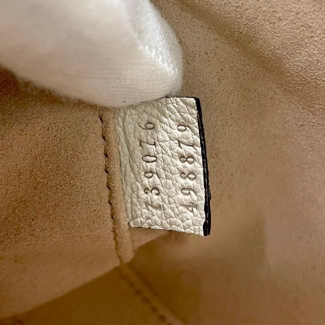 Gucci Mini Shoulder Bag Aphrodite White GG Marmont