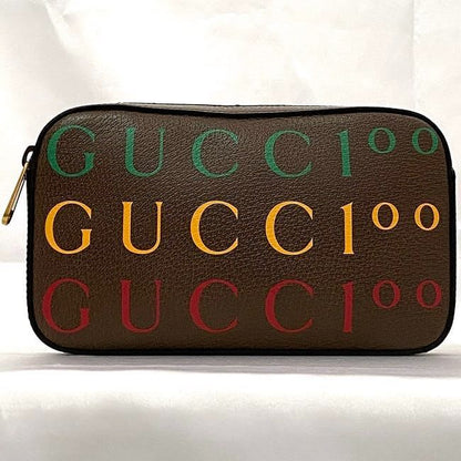 Gucci Body Bag Brown 100 th Anniversary