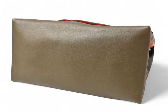 Celine Shoulder Bag Clutch Bag Celine ALL SOFT ALL SOFT Black Orange Khaki 17218