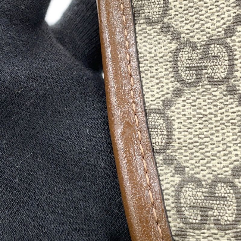 Gucci Interlocking GG Supreme Backpack Beige Brown