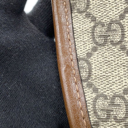 Gucci Interlocking GG Supreme Backpack Beige Brown