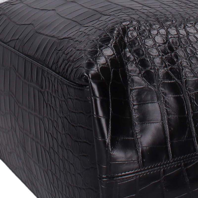 Saint Laurent Paris 649646 Croc Shape Pressed 2WAY Handbag Men's