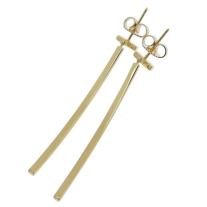 Tiffany & Co T-wire Bar Earrings 18K Yellow Gold 750 Yellow Gold Earring
