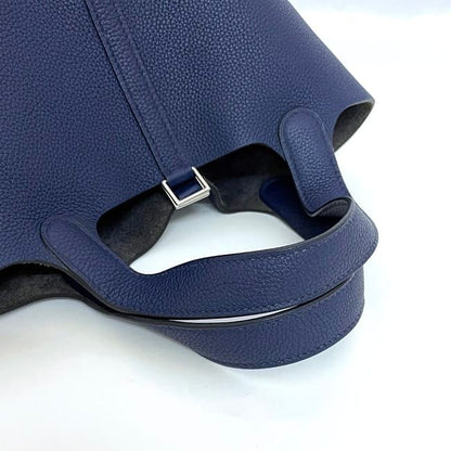 Hermes Handbag Picotin Lock PM Navy Blue Nuit Excellent Condition