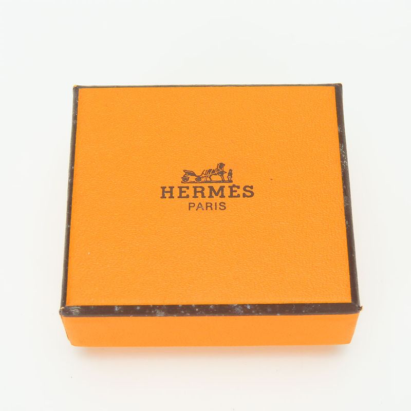 Hermes Scarf Ring Chaine D'ancre Metal Gold Plated Accessory Small Item Ladies