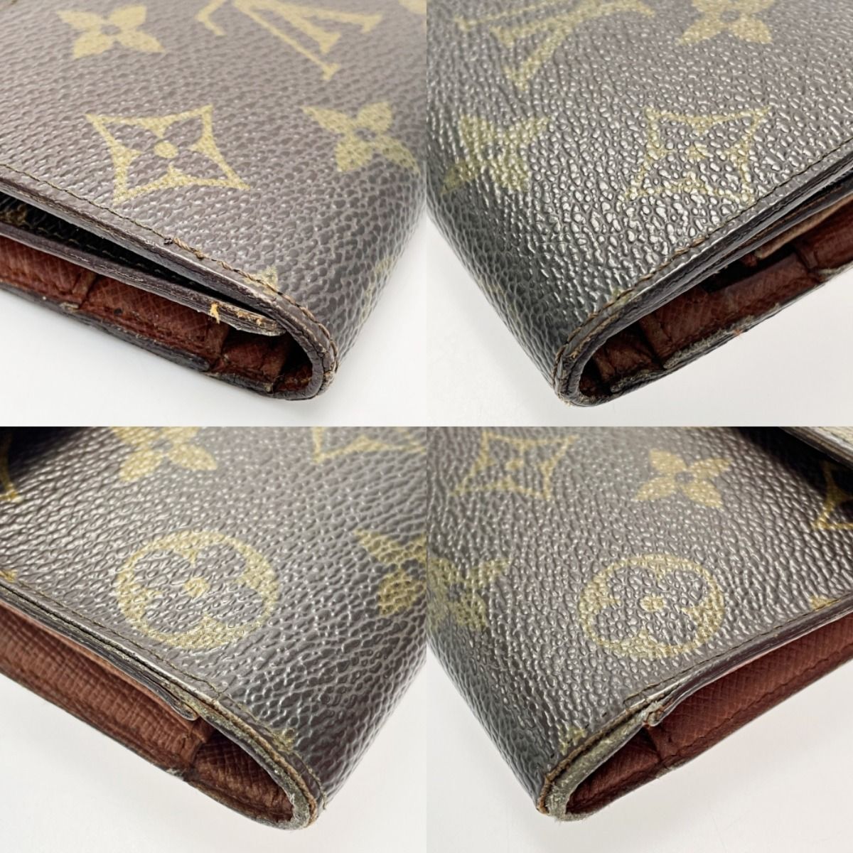 Louis Vuitton Pochette Pass Port M60135 Monogram Trifold Wallet Unisex