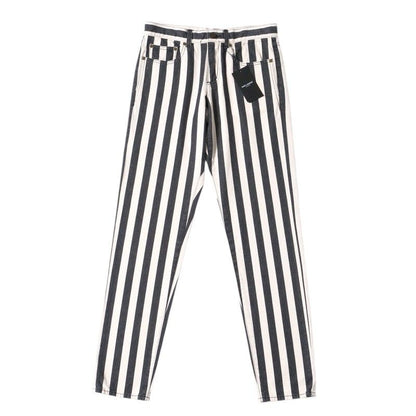 Saint Laurent Paris Denim Pants Size 25 (155 60Y) Striped Skinny