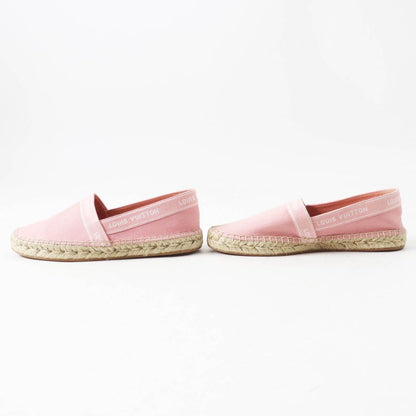 Louis Vuitton Croisseur Line Espadrille Flat Shoes/slip-ons Pink 35.5 Made In