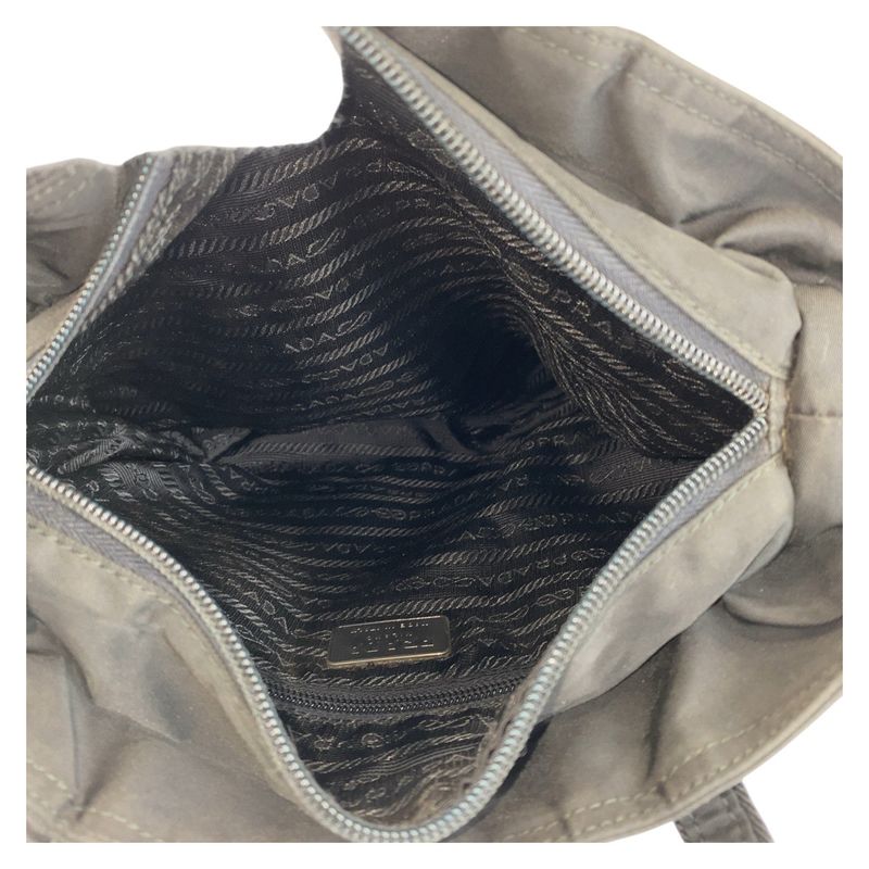 Prada Tessuto Black Nylon Tote Shoulder Bag Women 504895