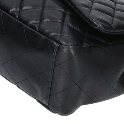 Chanel Deca Matelasse 34 Lambskin Single Flap Chain Shoulder Bag Women 34