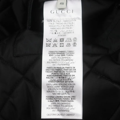 Gucci 590746 GG Pattern Hooded Cotton Double Zip Up Coat Mountain Hoodie Green