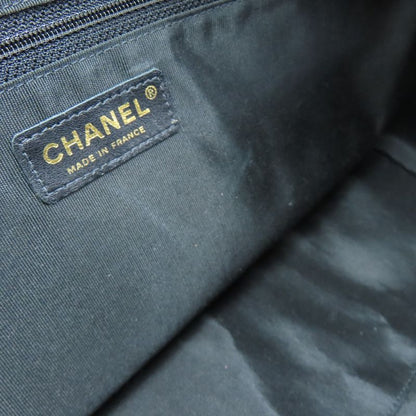 Chanel Matelasse Coco Mark Gold Hardware Boston Bag Grained Calfskin Women