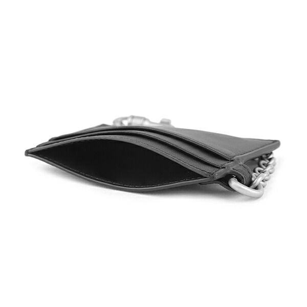 Bottega Veneta Card Case Nero/silver