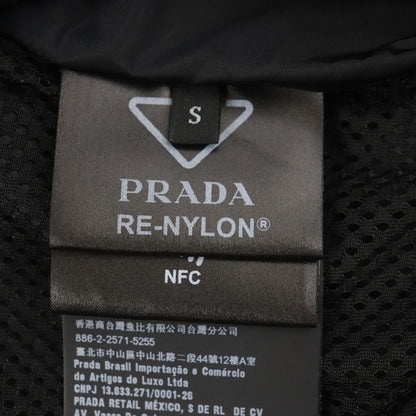 Prada 22SS Sgc006 Re-nylon Triangle Logo Triangle Plate Zip Up Bomber Jacket