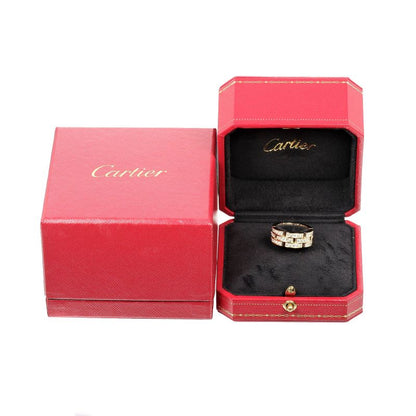 Cartier Maillon Panther 3-row 18K Yellow Gold And Fully Paved With Diamonds