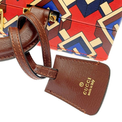 Gucci 662474 Poker Set with Box Geometric G Red 353359