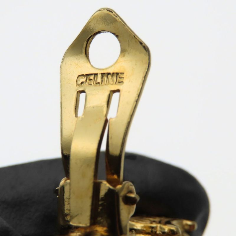 Celine Earrings Metal Gold Plated Accessories Ladies Women Celine