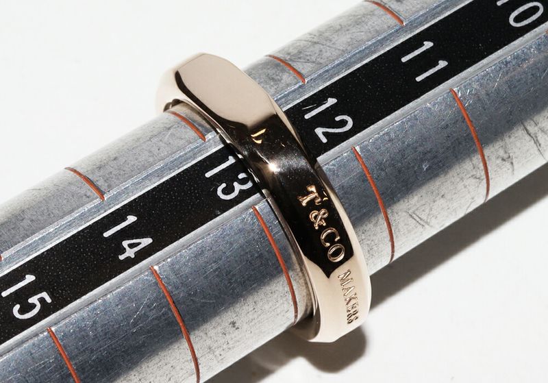 Tiffany & Co Ring 18K Pink Gold Makers Band Ring