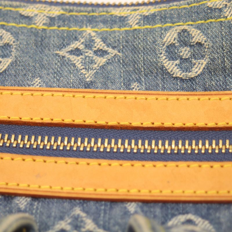 Louis Vuitton 05 M95049 Monogram Denim Baggy PM Long Strap
