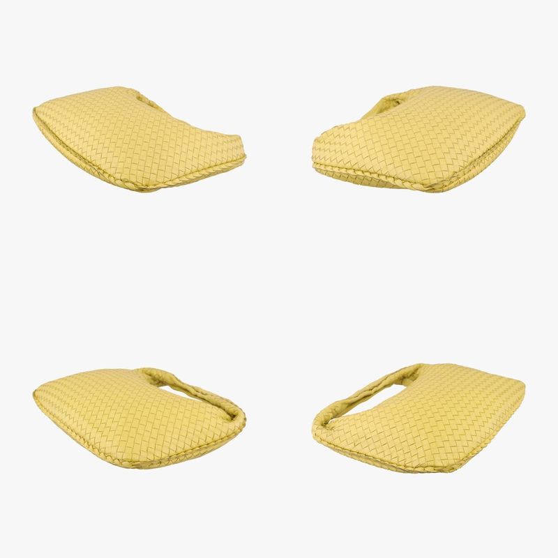 Bottega Veneta Intrecciato Yellow Lambskin B01451144f