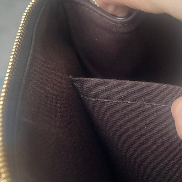 Louis Vuitton Vernis Rosewood Avenue Bag Monogram Tote Amarante