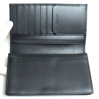 Bvlgari Bulgari Serpenti Scaglie Man Long Wallet Black 280922 Men's Preowned