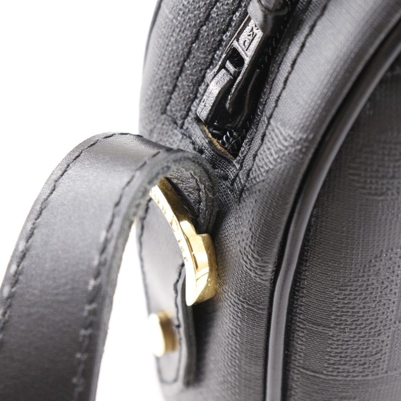 [dior] Christian Dior Vintage PVC Black Ladies Shoulder Bag