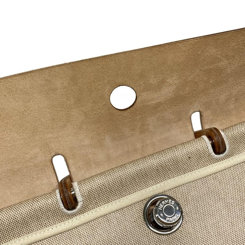 Hermes Handbag Herbag GM Ivory×brown