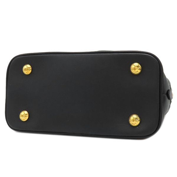 Louis Vuitton 2way Bag Alma Soft BB Calf Black Gold Hardware Black Shoulder