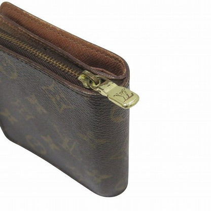 Louis Vuitton Monogram Compact Zip M61667 Bifold Wallet Unisex