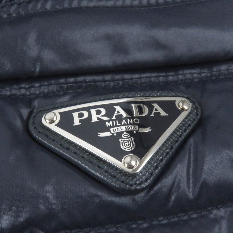 Prada 2021 Sga506 Triangle Logo Triangle Plate Stand Collar Light Down Jacket