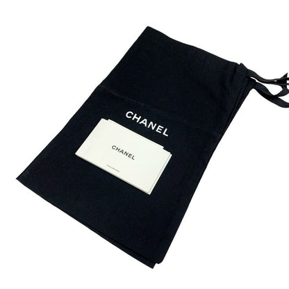 Chanel Sandals Shoes Leather Gold Flat Sandals Mules Coco Mark Punching