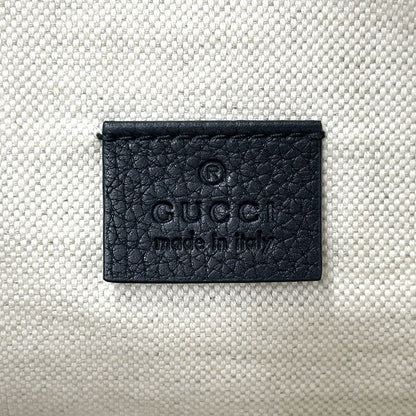 Gucci Bag Men's Brand Sherry Body Bag Waist Bag Leather Black Succotch