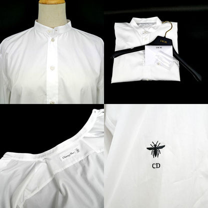 Dior Blouse No Color Bi-white 34 Hachi Logo Embroidery Long Sleeve