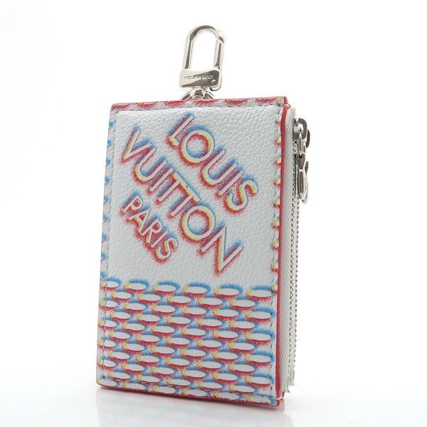 Louis Vuitton Double Zipped Card Holder M81430 Damier Spray RFID Coin Case