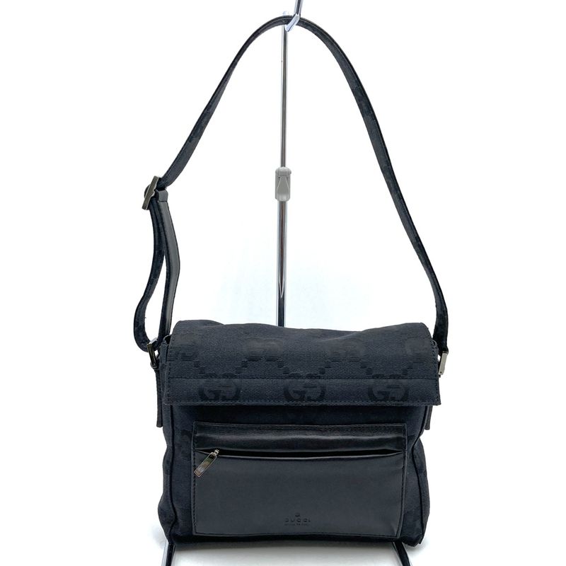 Gucci 001 3307 Shoulder Bag Mini Bag Handbag Jumbo GG Canvas