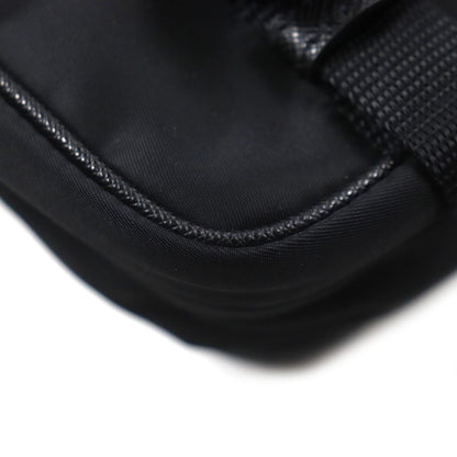 Prada 2vd034 Triangle Logo Triangle Plate With Pouch Nylon Tessuto Saffiano