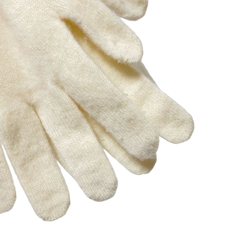 Hermes Gloves Women - Ivory And Brown Cashmere